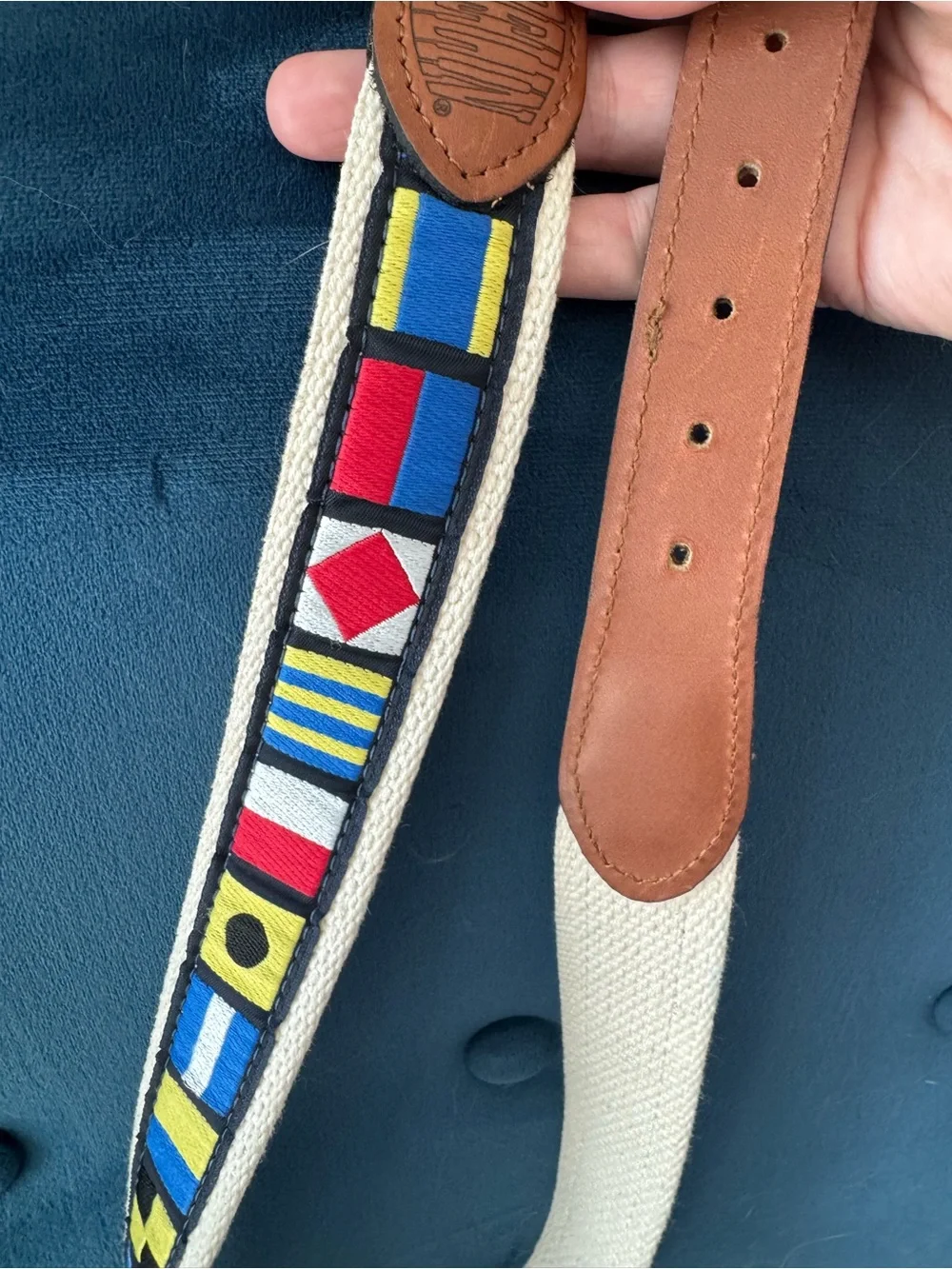 Zeppelin leather belt made in the USA